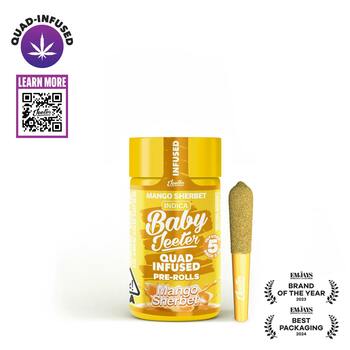 Baby Jeeter | Quad-Infused - Mango Sherbet