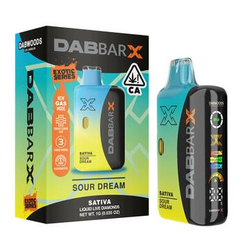 VAPE- DABBAR X LIQUID LIVE DIAMONDS Sour Dream 1G