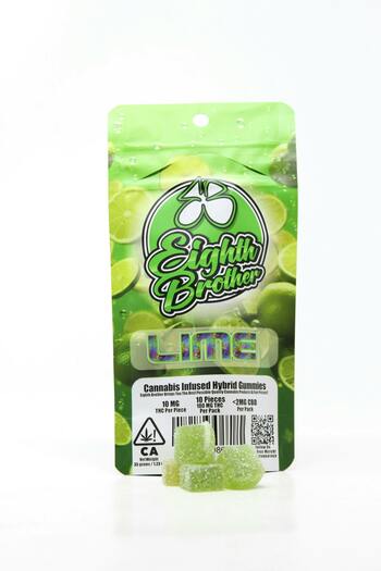 Lime Gummies 10 pack (100mg)
